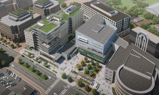 Rendering of Entrepreneur in Residence building exterior