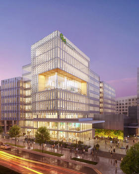 A rendering of the future Fuse Building